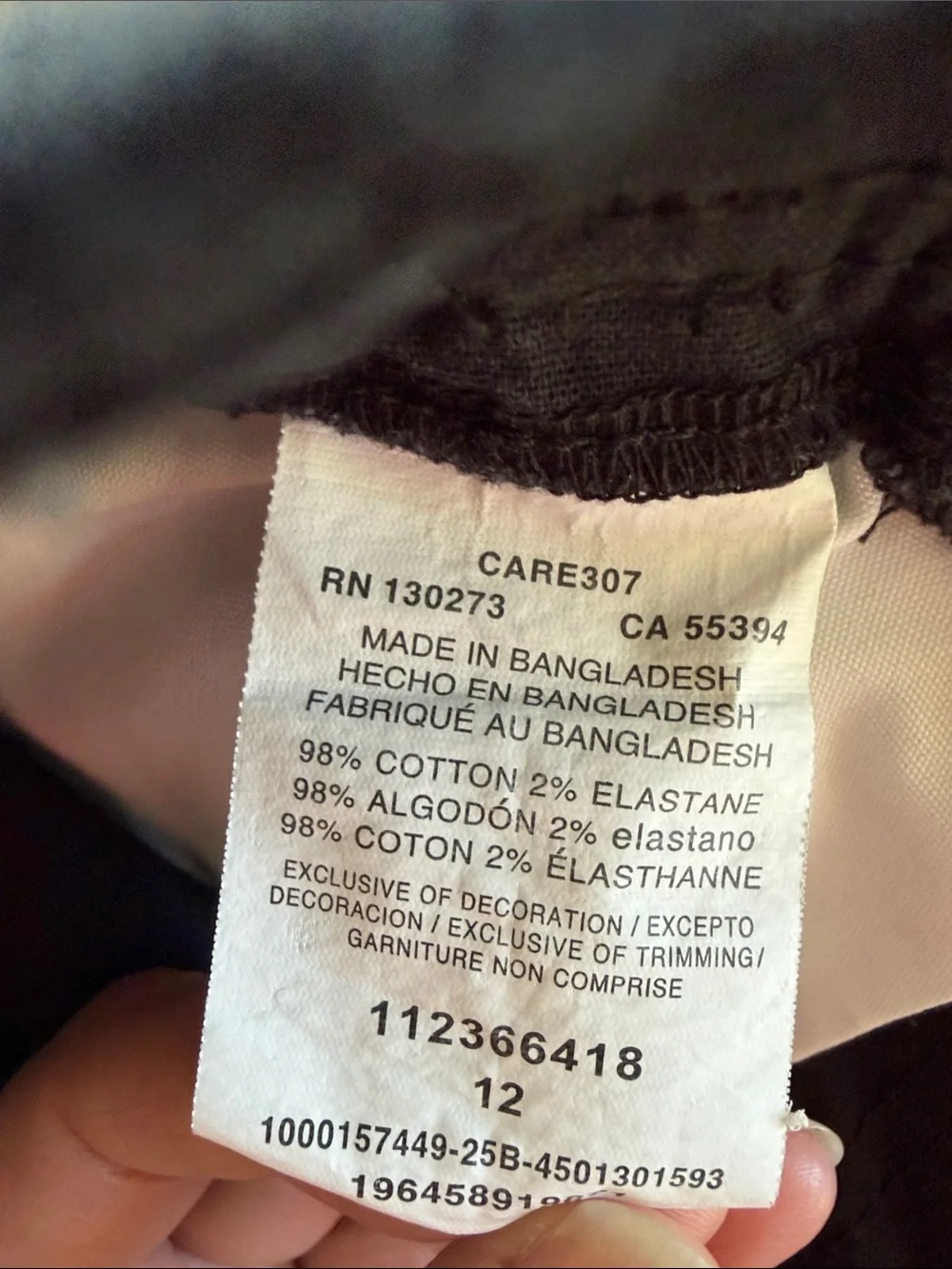 Lee Black Women's Cargo Shorts with Side Pockets - Picture 2 of 3